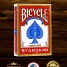 Игральные карты Bicycle Standard 54 карты, красные