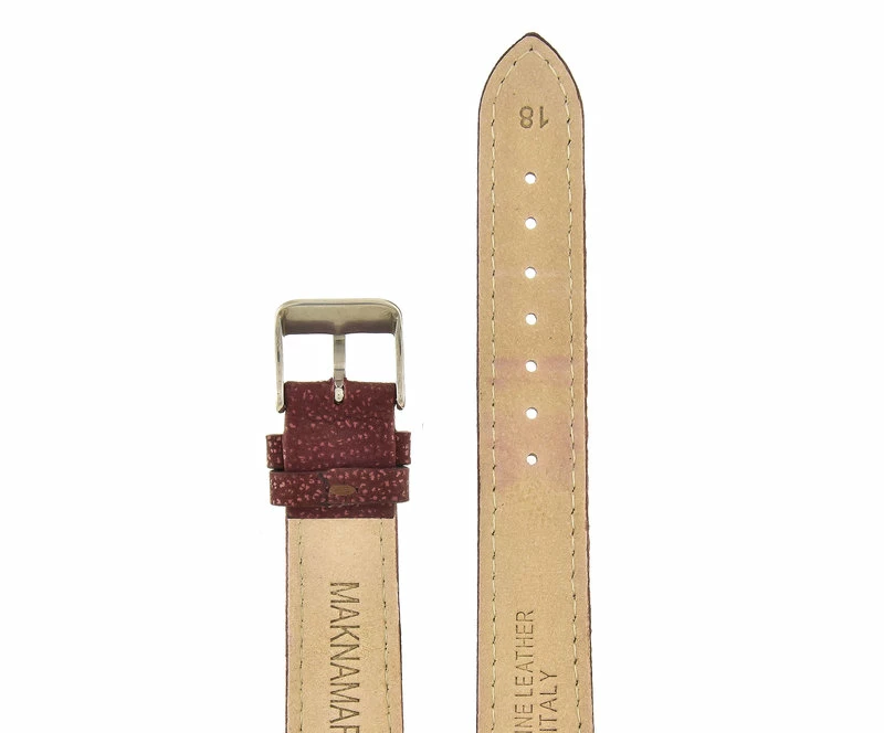 Ремешки maknamara 18 мм красный змея сер заст МР-18084