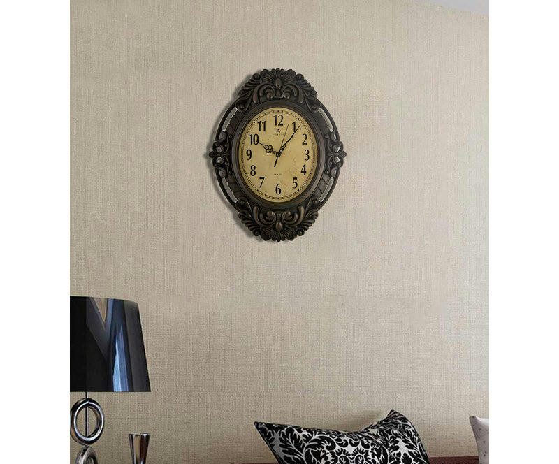 Настенные часы atlantis tld-35189a dark brown