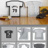 Рамка для футболки t-frame, 50,5х55,5 см, черная