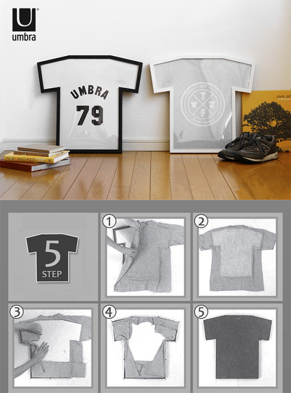 Рамка для футболки t-frame, 50,5х55,5 см, черная