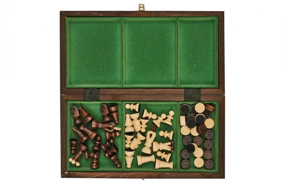 Шахматы + шашки "Королевские 35", Madon