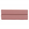Простыня на резинке из сатина темно-розового цвета из коллекции essential, 180х200х30 см
