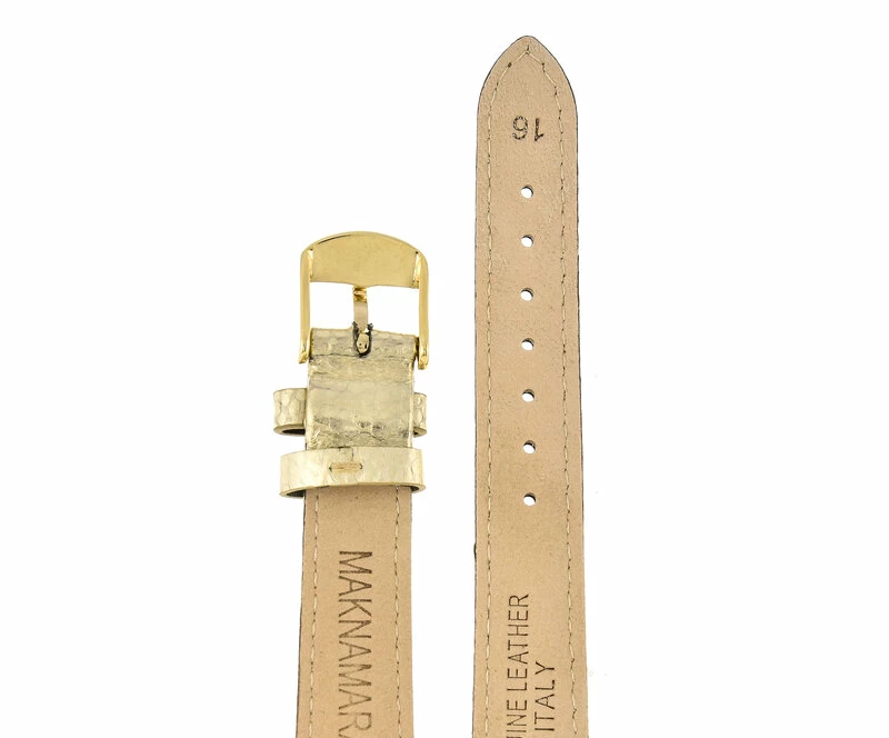 Ремешки maknamara 16 мм золото зол заст mp-16123