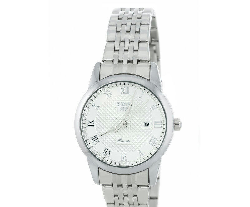 Наручные часы skmei 9058swt-s white(lady) stainless steel
