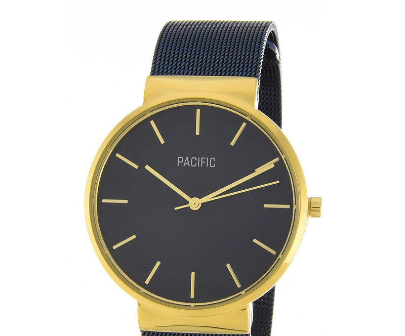 Наручные часы pacific x6069 корп-золот циф-син сетка