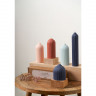 Свеча декоративная синего цвета из коллекции edge, 25,5 см