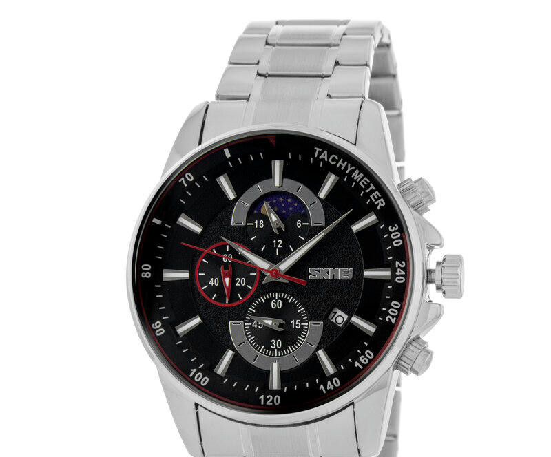 Наручные часы skmei 9250sibk silver/black