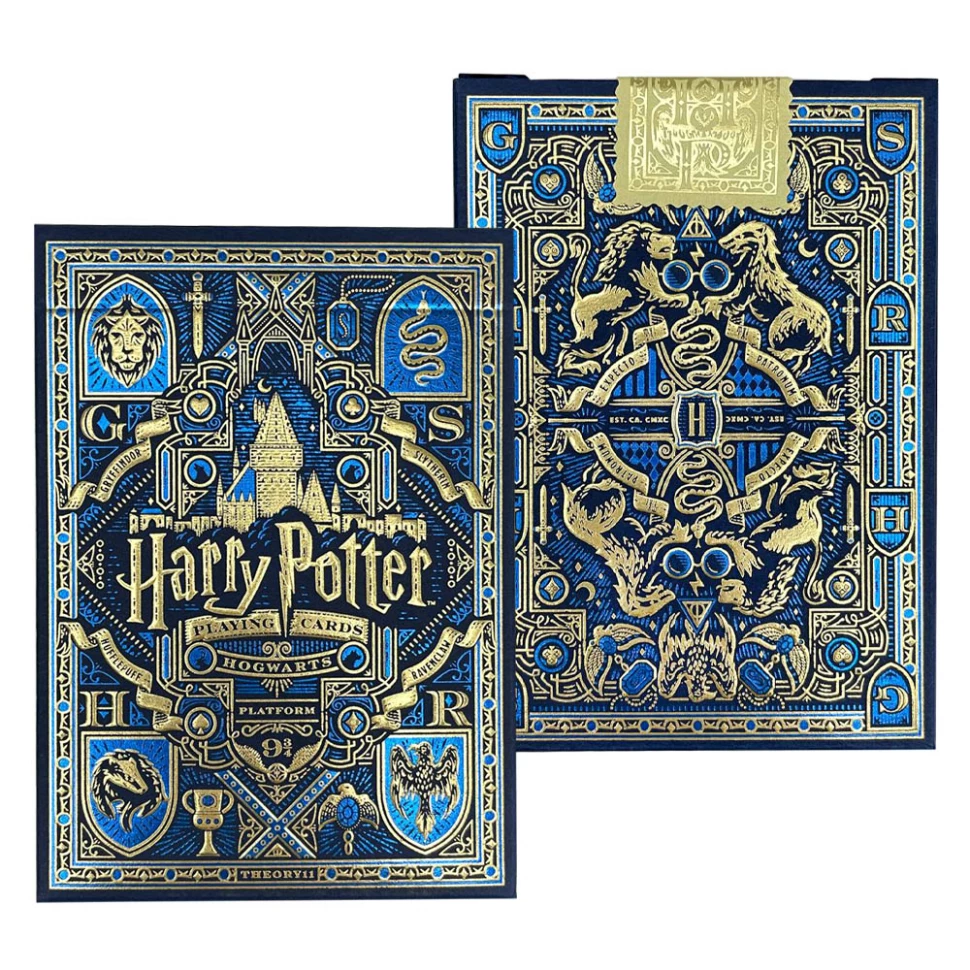 Карты "Theory11 Harry Potter Deck - Blue (Raven Claw)"