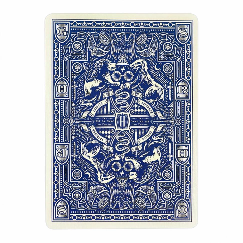 Карты "Theory11 Harry Potter Deck - Blue (Raven Claw)"