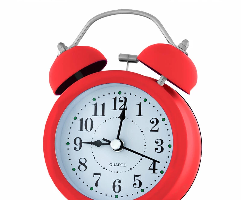 Будильники la minor 669 металл красный