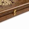 Нарды резные "Золотой узор 3" 40, Mirzoyan