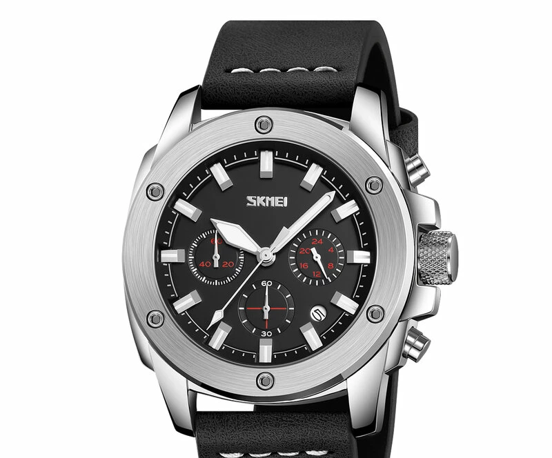 Наручные часы skmei 9327sibk silver-black