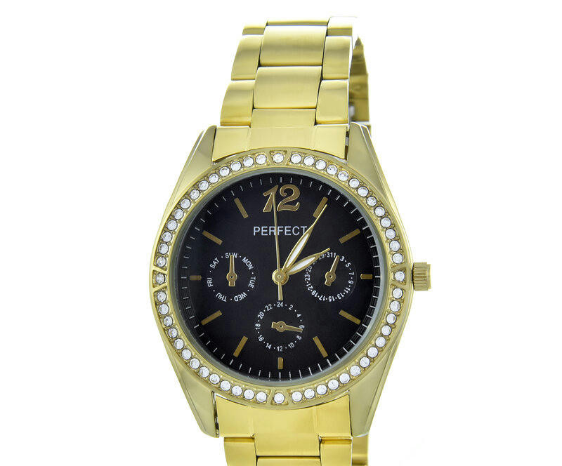 Наручные часы perfect s358-5 корп-желт циф-чер бр-желт