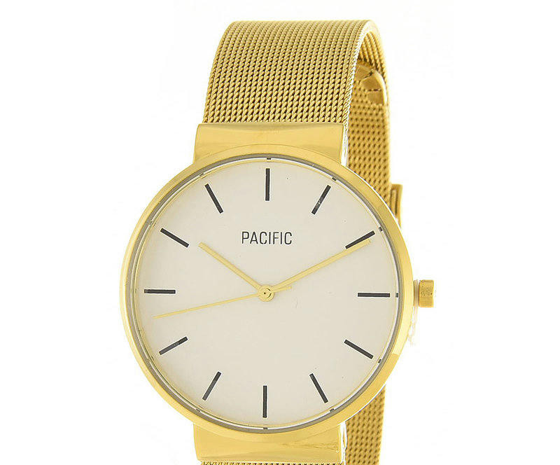Наручные часы pacific x6069 корп-золот циф-бел сетка