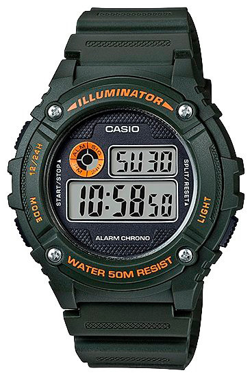Наручные часы casio   w-216h-3b