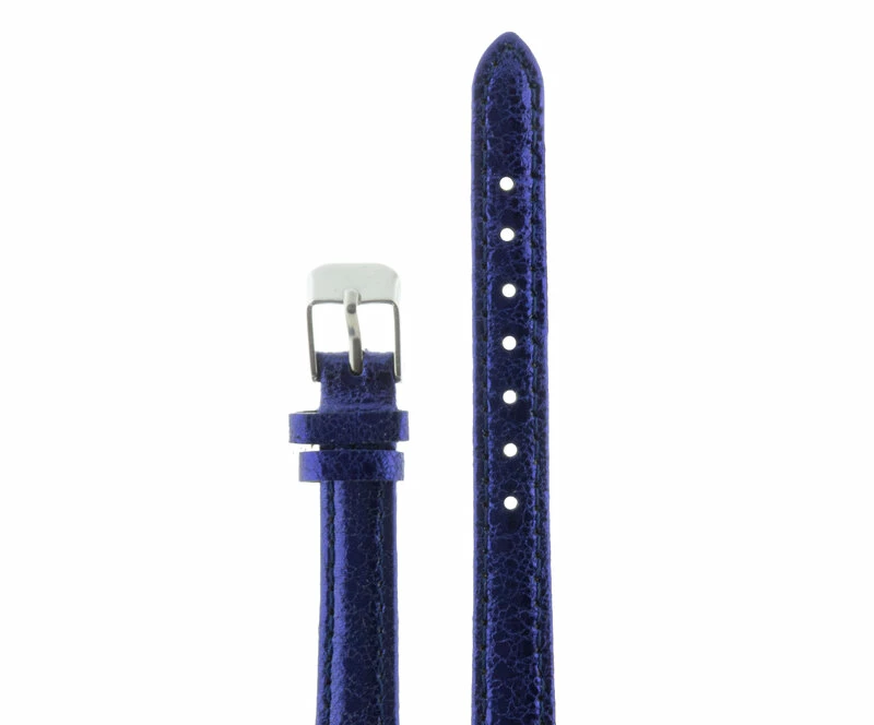 Ремешки maknamara 12 мм синий блес. сереб заст МР-12096