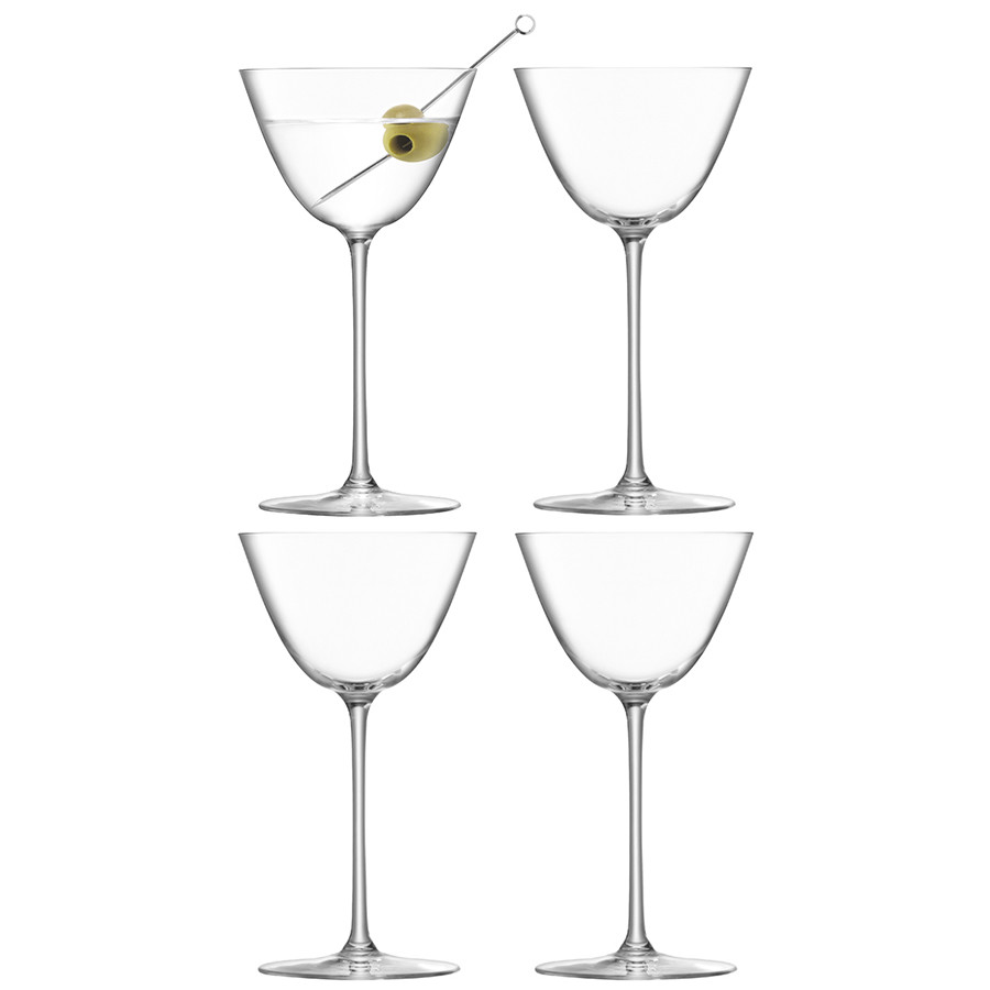 Набор бокалов для мартини borough, 195 мл, 4 шт.