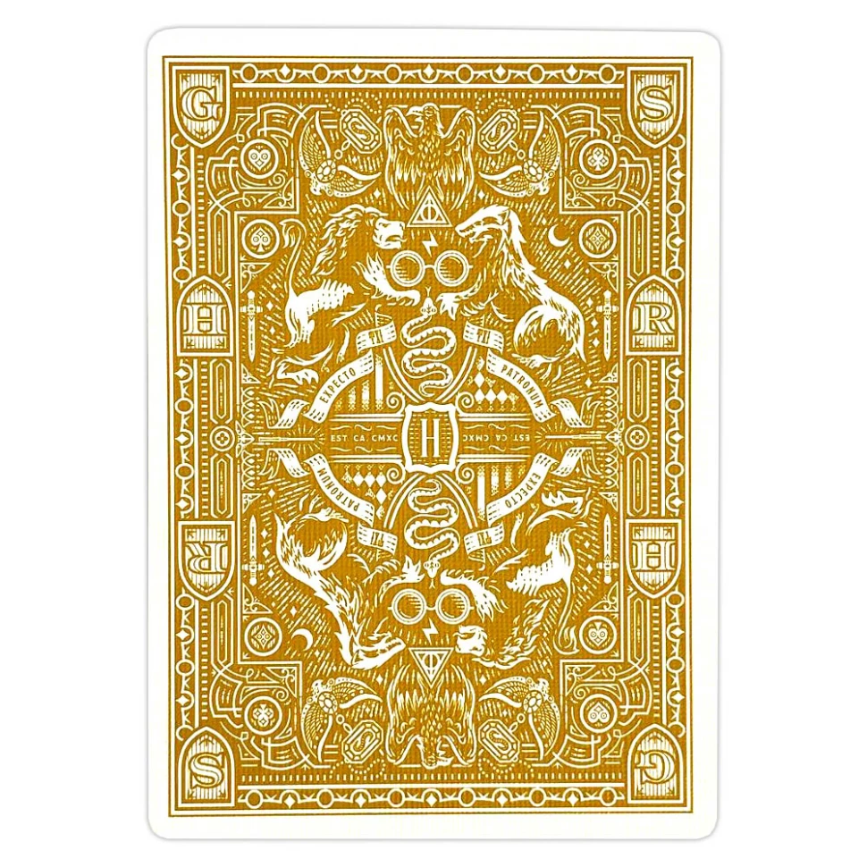 Карты "Theory11 Harry Potter Deck - Yellow (Hufflepuff)"