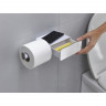 Держатель для туалетной бумаги с отсеком для хранения easystore steel, белый