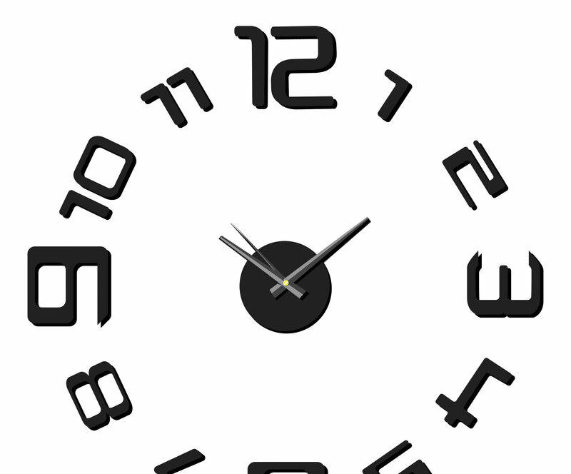 Настенные часы atlantis mp03 black