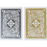 Карты "1546 Plastic Bridge Size Jumbo Index black/gold Double-Deck Set"