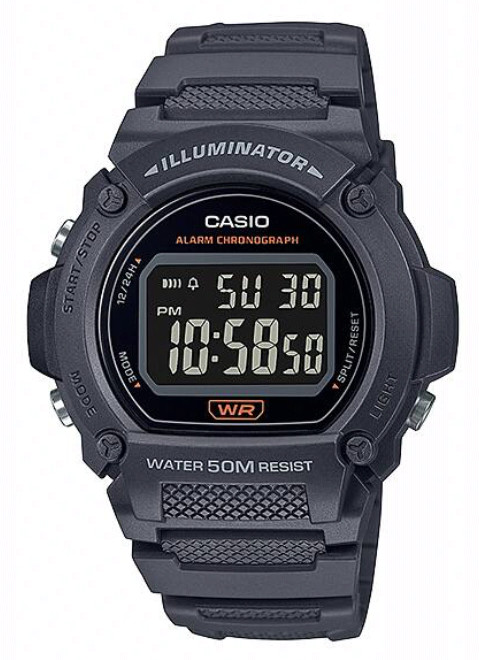 Наручные часы casio   w-219h-8b