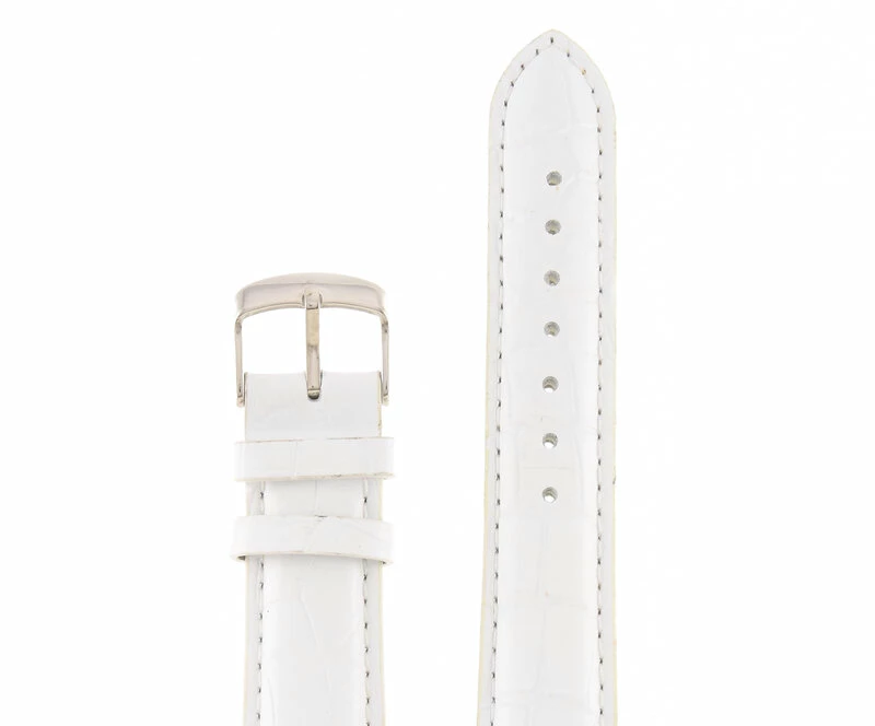 Ремешки maknamara 20 мм croco бел-1 сер заст mp-20101