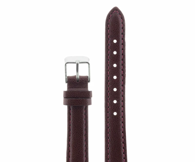 Ремешки maknamara 14 мм бордо сереб заст mp-14072