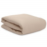 Комплект постельного белья из сатина светло-коричневого цвета из коллекции essential, 150х200 см