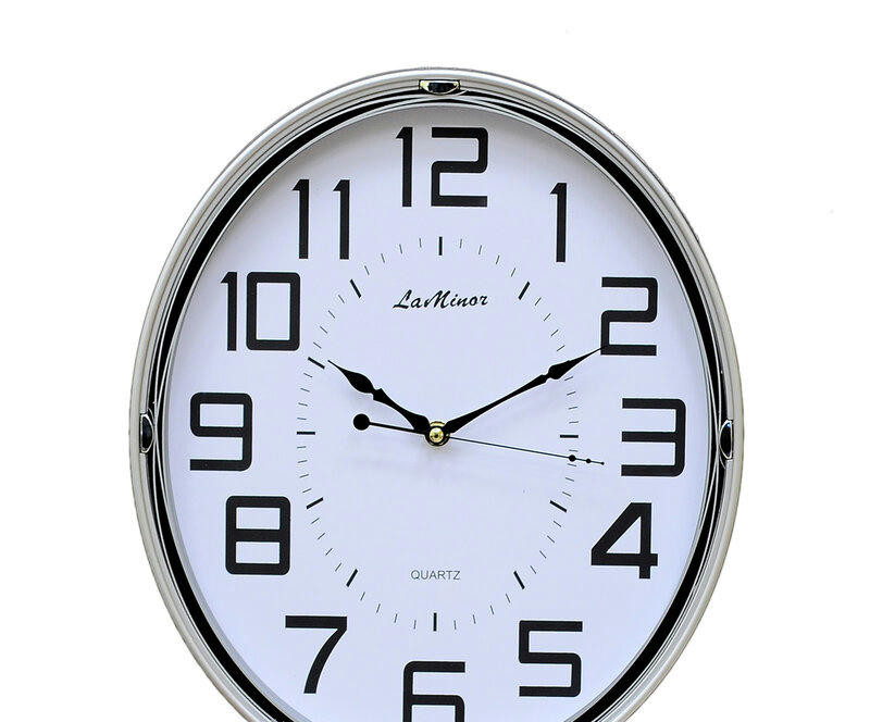 Настенные часы la minor 7411-В серебро