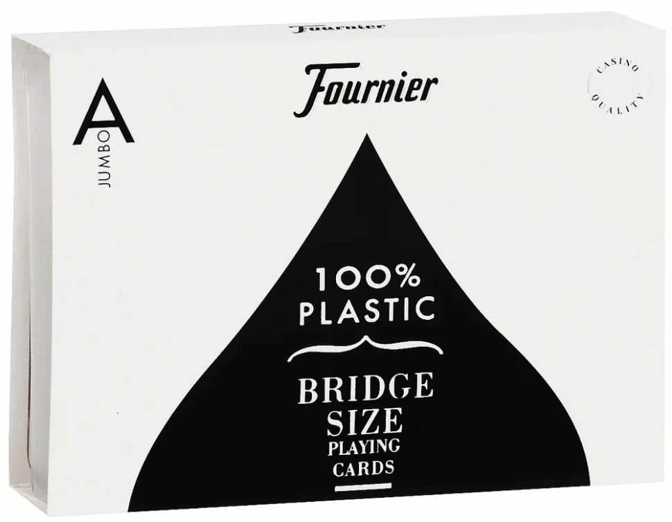 Карты "Fournier №2826 (2 Jumbo Index) - Bridge Twin plastik case"