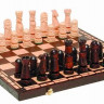 Шахматы "Большой Замок" малые (Польша, дерево, 50х25х7 см), Madon