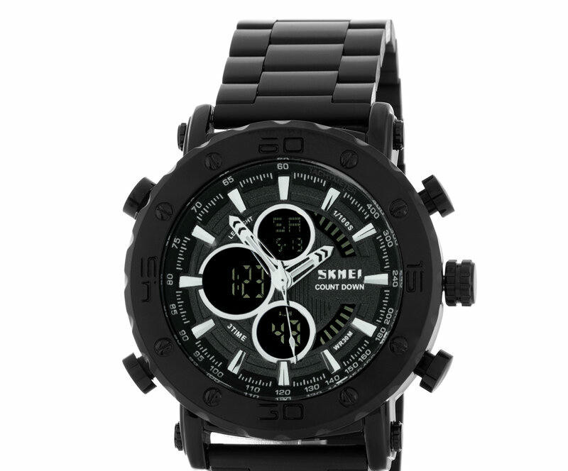Наручные часы skmei 1636bkbk black/black