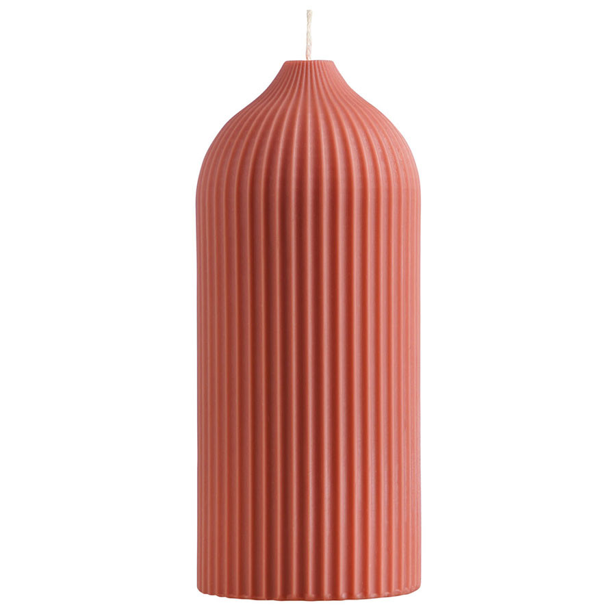 Свеча декоративная терракотового цвета из коллекции edge, 16,5 см