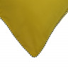 Набор из двух наволочек оливкового цвета с контрастным кантом из коллекции essential, 70х70 см
