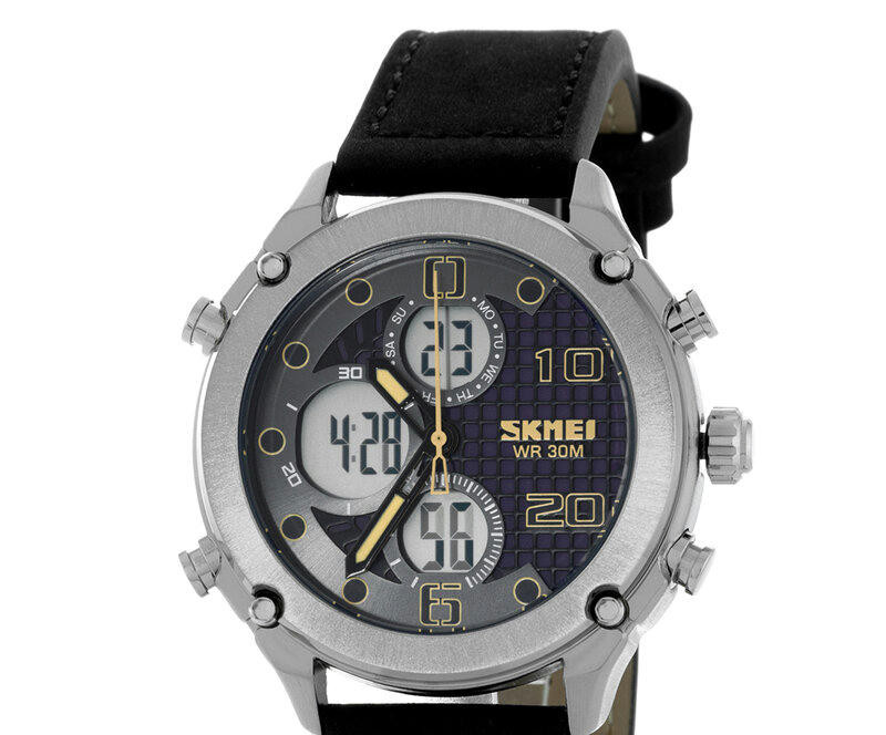 Наручные часы skmei 1975lsiwt silver/white-leather