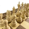 Шахматы резные восьмиугольные в ларце с ящиками 50, Haleyan