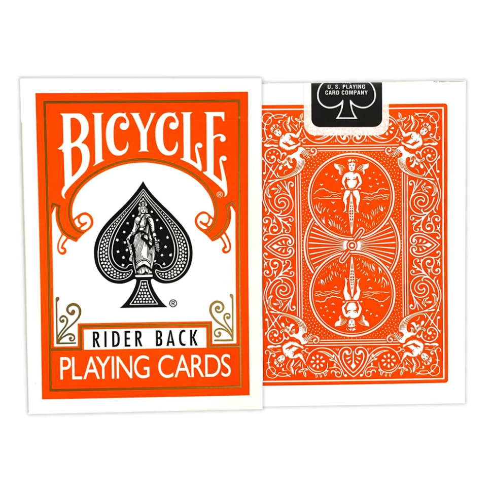 Карты "Bicycle rider back standard poker plaing cards Orange back"