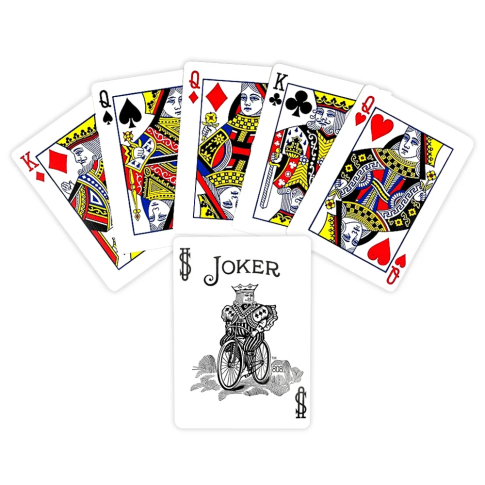 Карты "Bicycle rider back standard poker plaing cards Orange back"