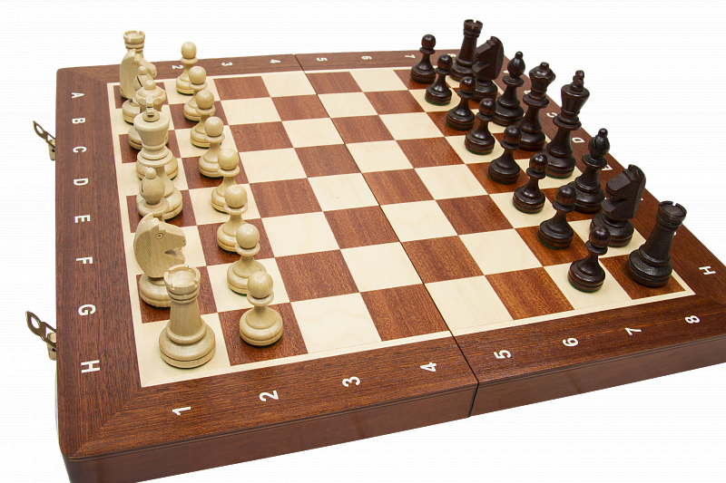 Шахматы "Магнитные 35", маркетри, Madon