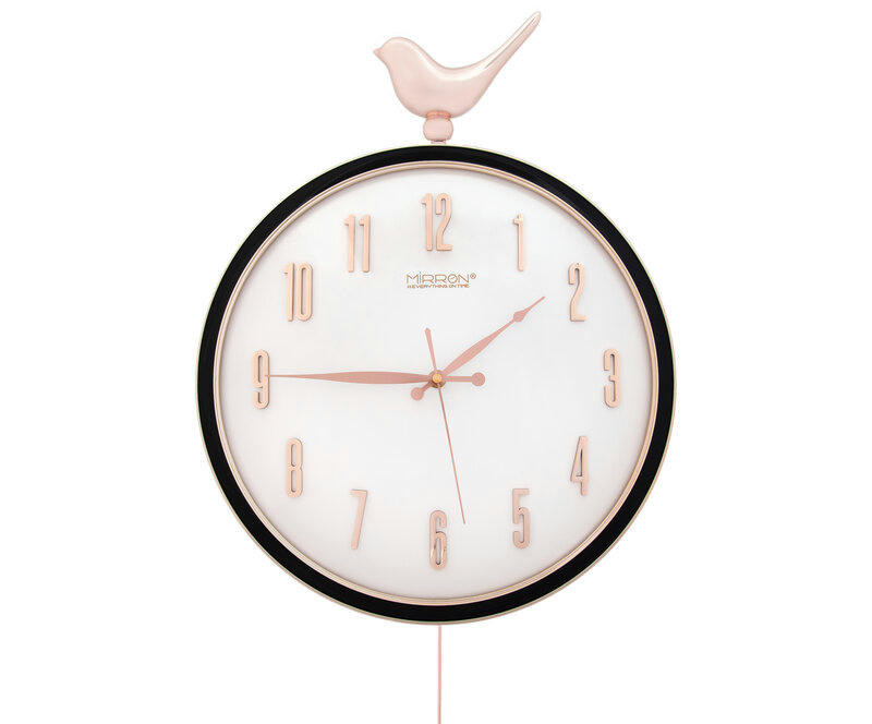 Настенные часы mirron p3284В 3ЧБ