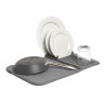 Коврик для сушки посуды udry, 33x50,8 см, темно-серый