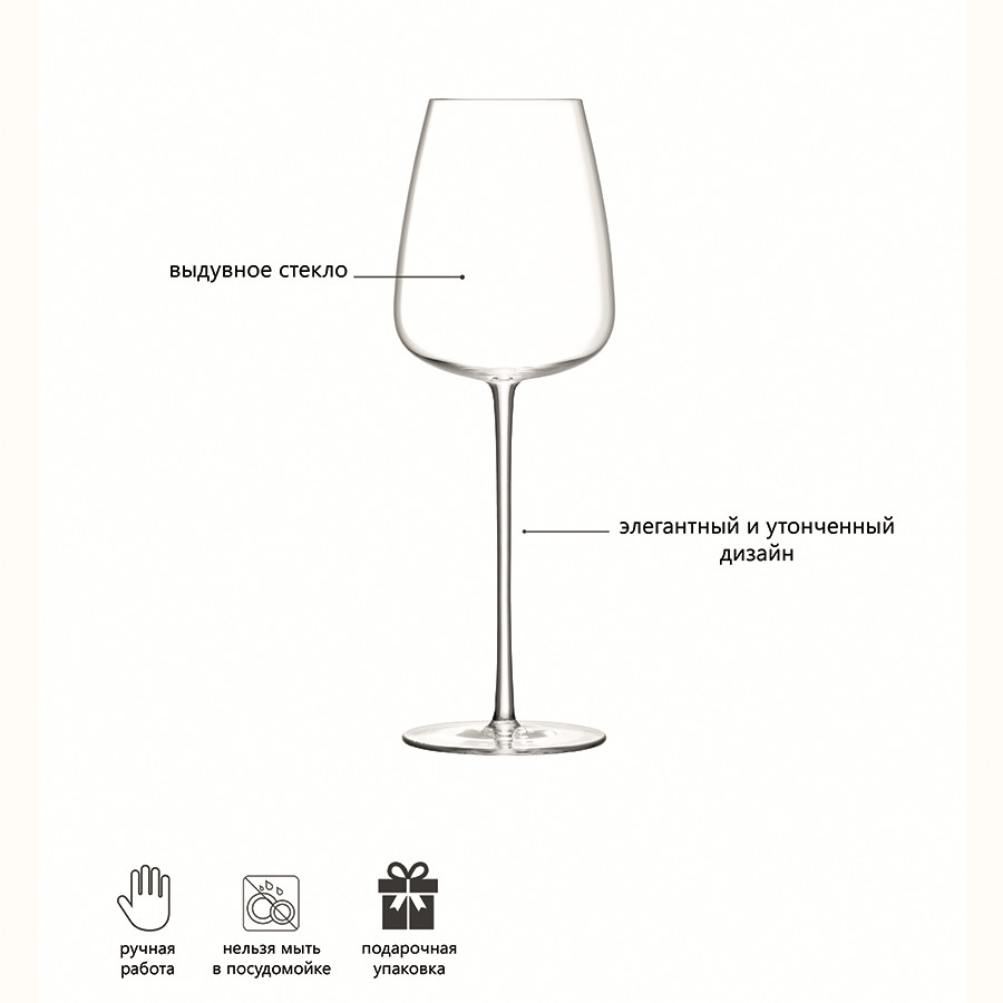 Набор бокалов для белого вина wine culture, 490 мл, 2 шт.
