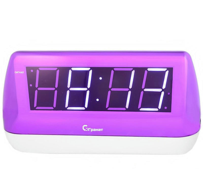 ГРАНАТ C-1848-Р(бел) будильник сетевой
