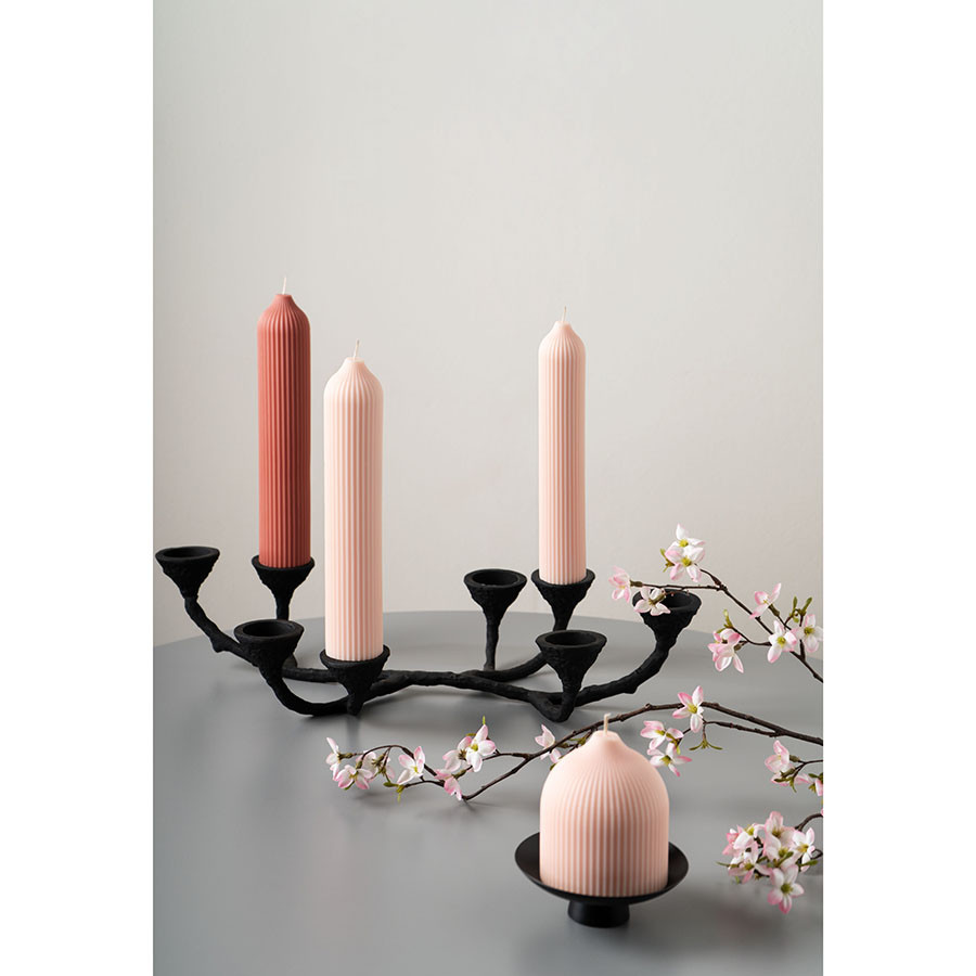 Свеча декоративная терракотового цвета из коллекции edge, 25,5 см